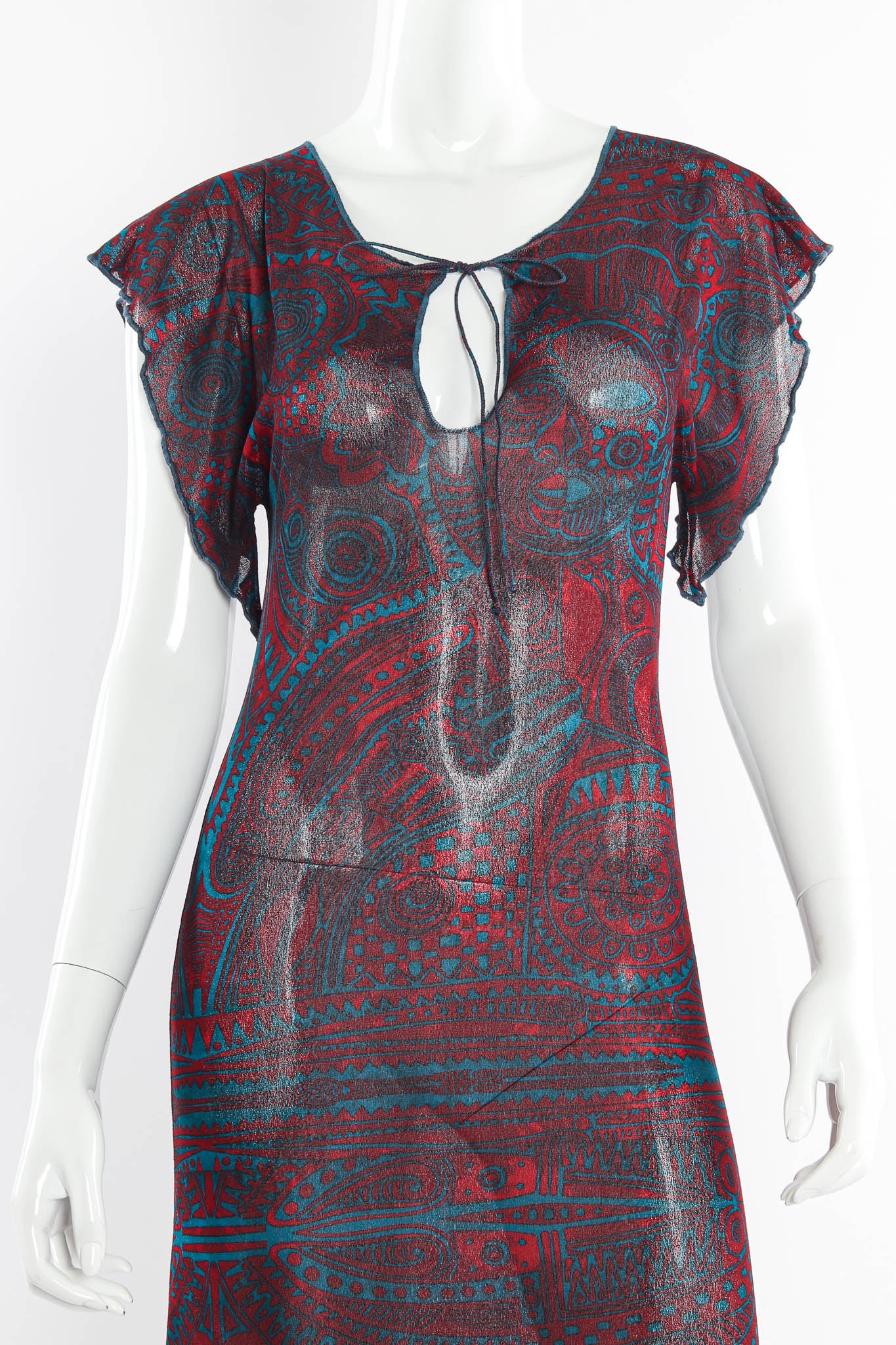Soleil Tribal Mask Shawl & Dress Set - Image 8