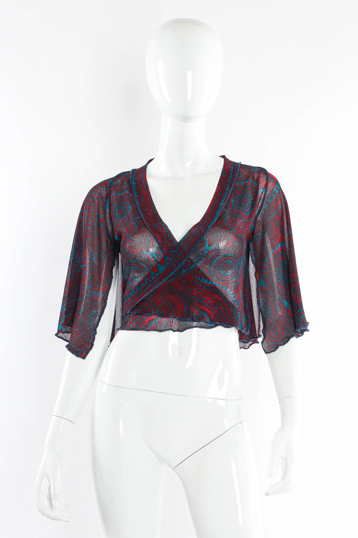 Soleil Tribal Mask Shawl & Dress Set - Image 9