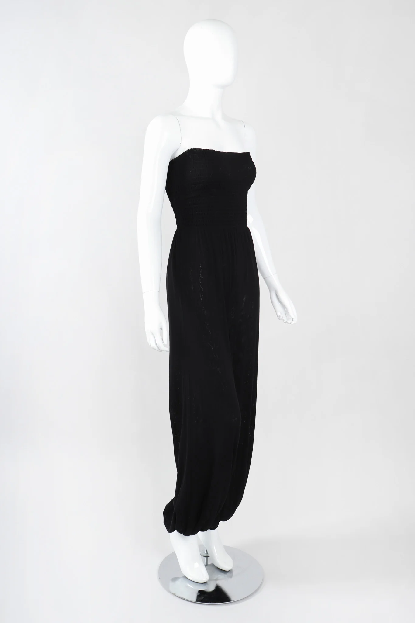 Soleil Shirred Mesh Jumpsuit - Image 11