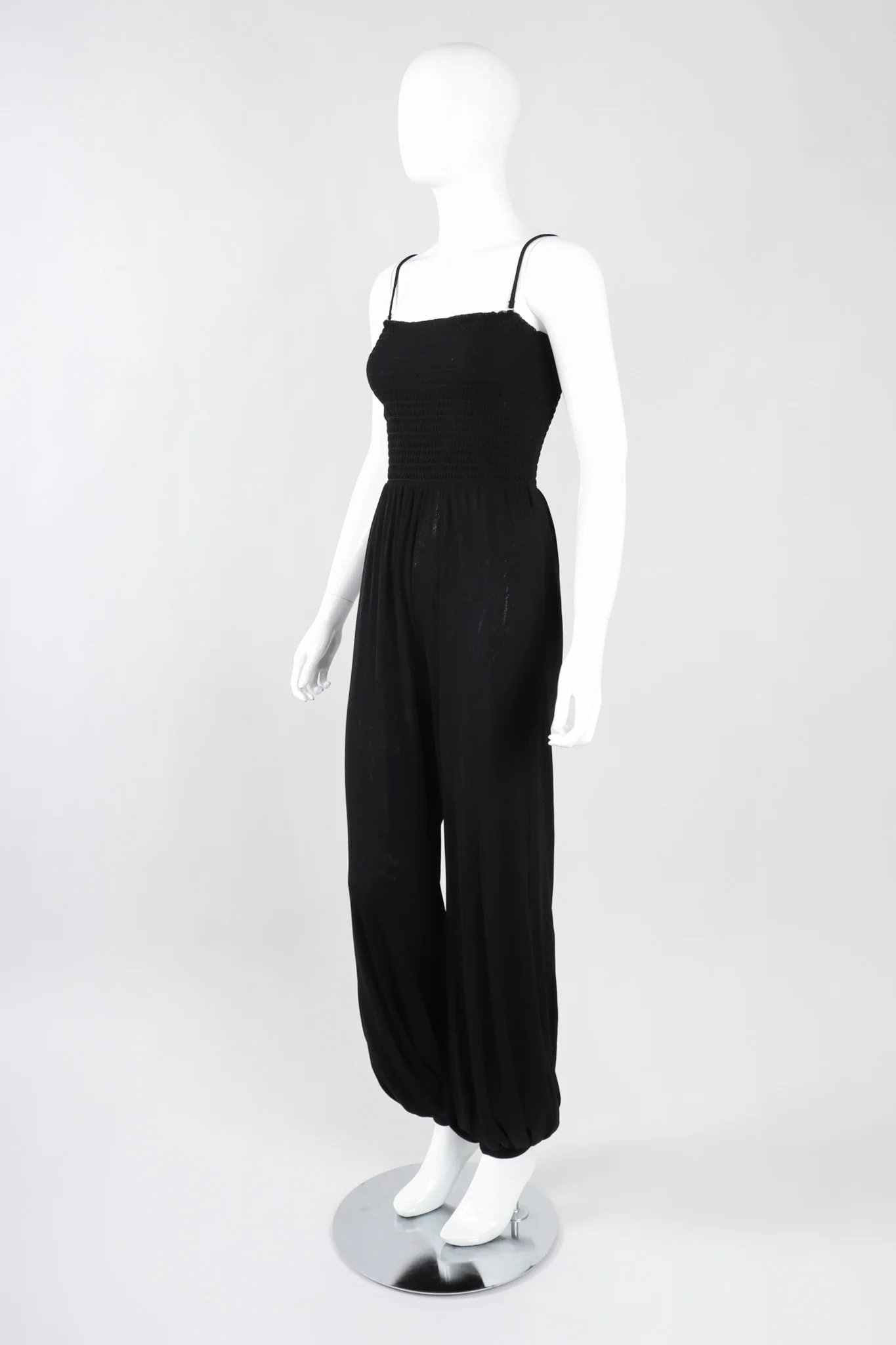 Soleil Shirred Mesh Jumpsuit - Image 4
