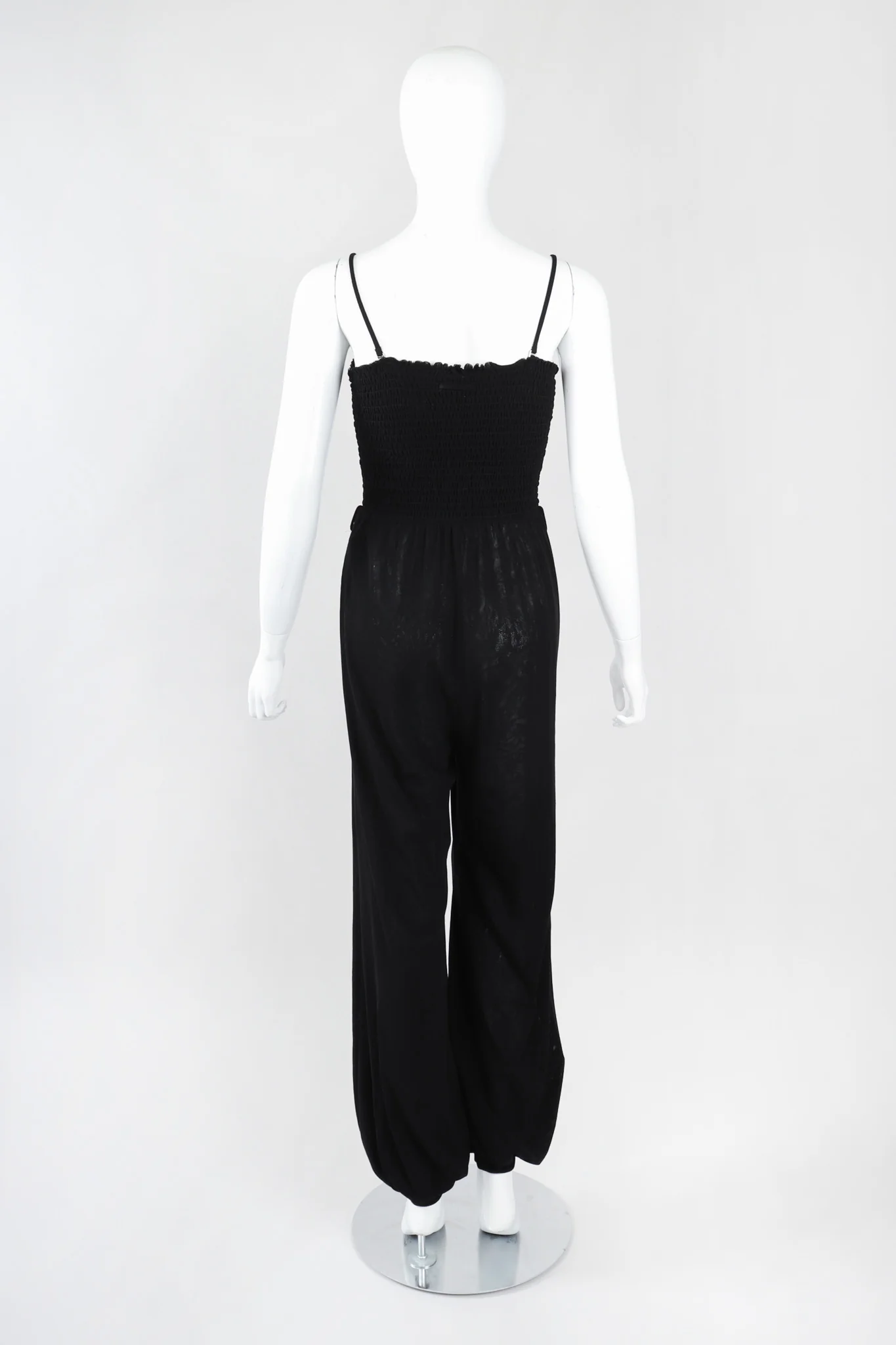 Soleil Shirred Mesh Jumpsuit - Image 6