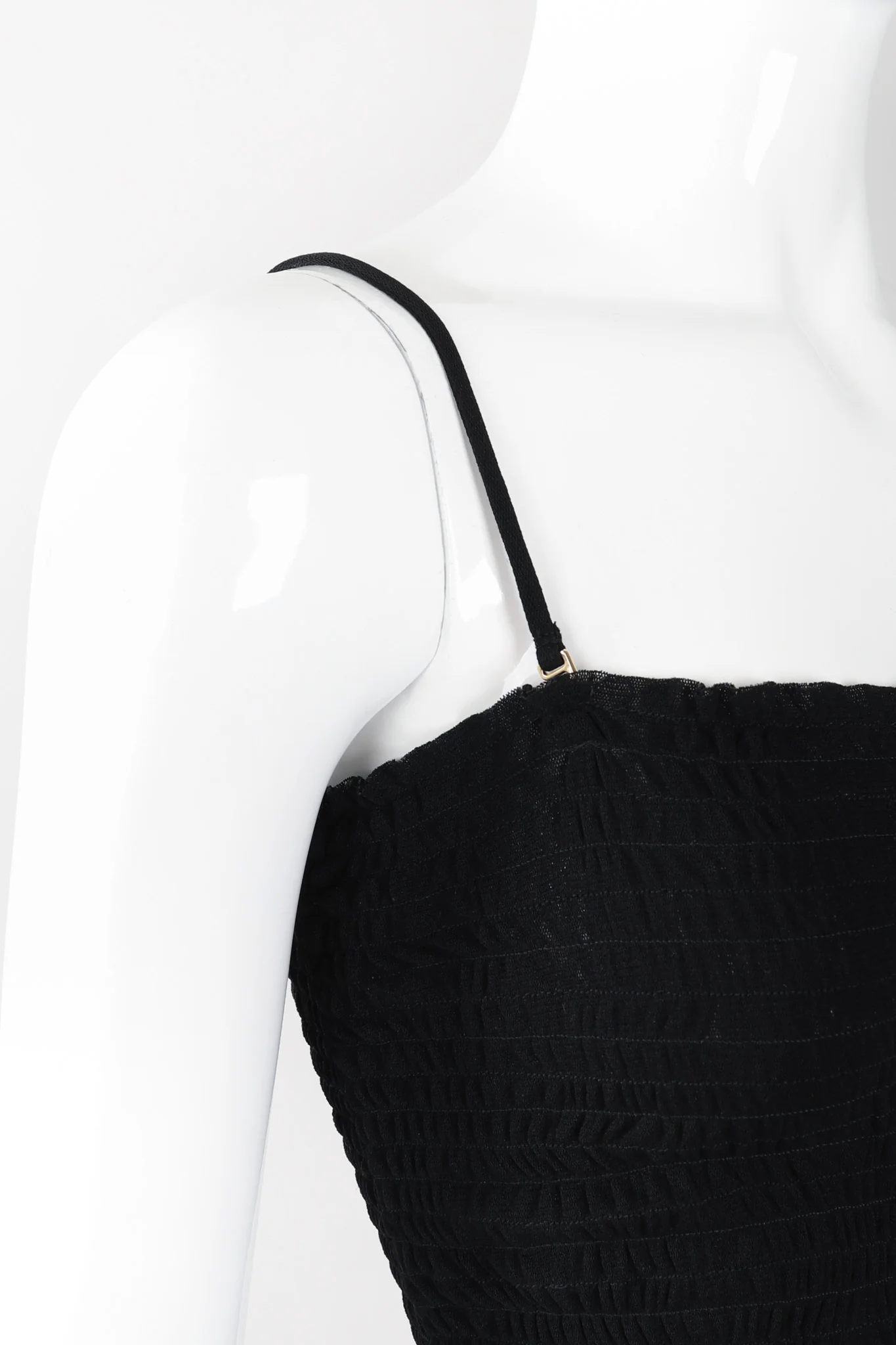 Soleil Shirred Mesh Jumpsuit - Image 7
