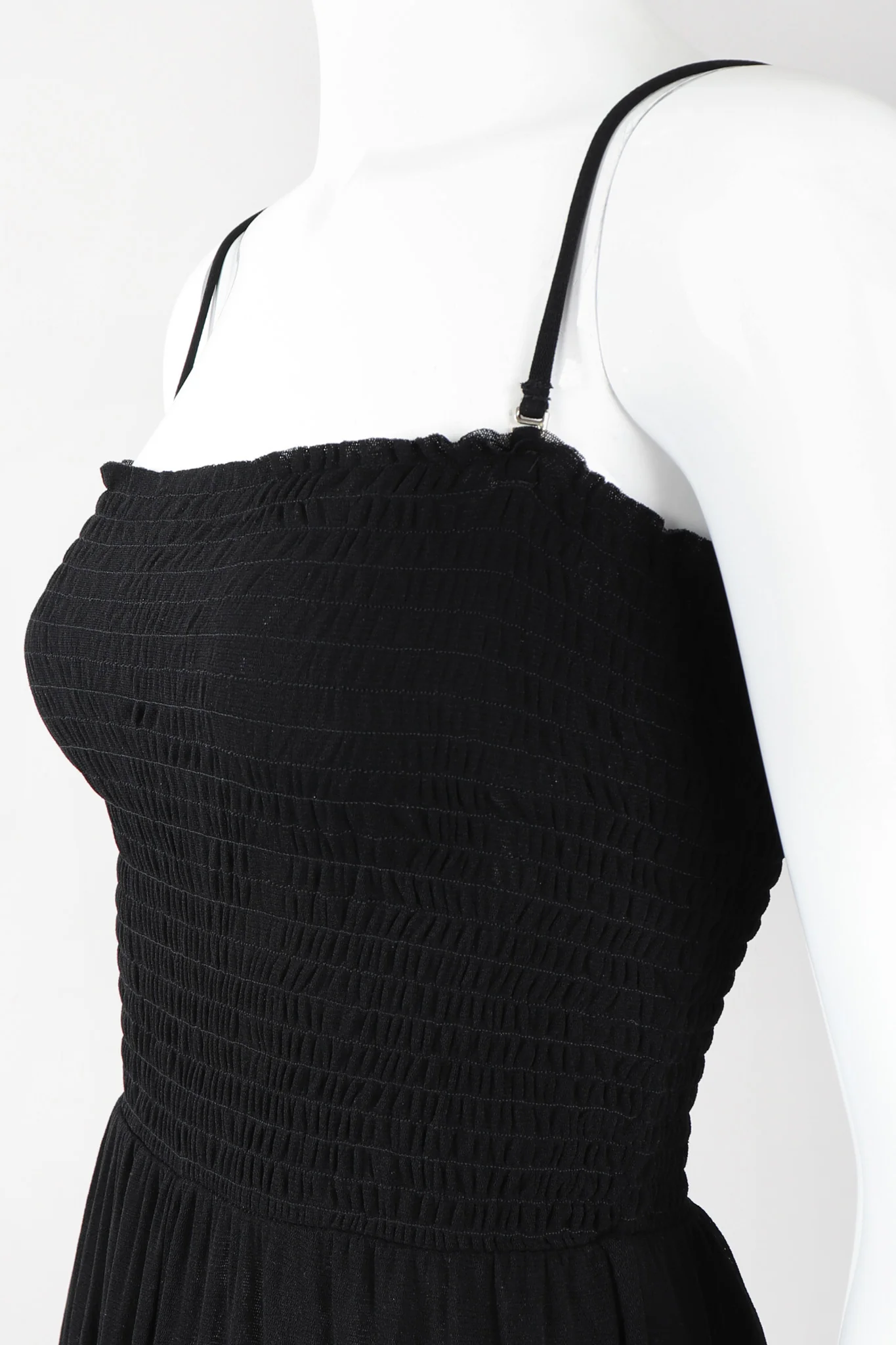 Soleil Shirred Mesh Jumpsuit - Image 8