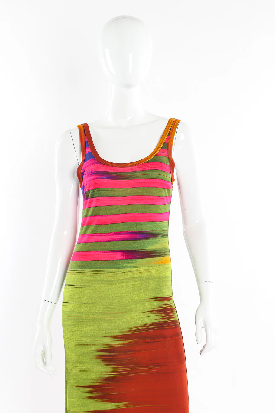 Soleil Sleeveless Jersey Stripe Dress - Image 5