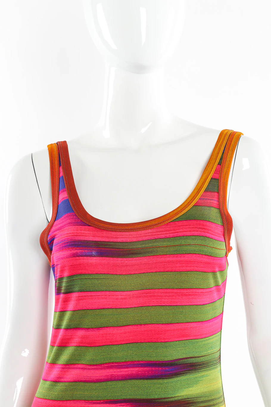 Soleil Sleeveless Jersey Stripe Dress - Image 6