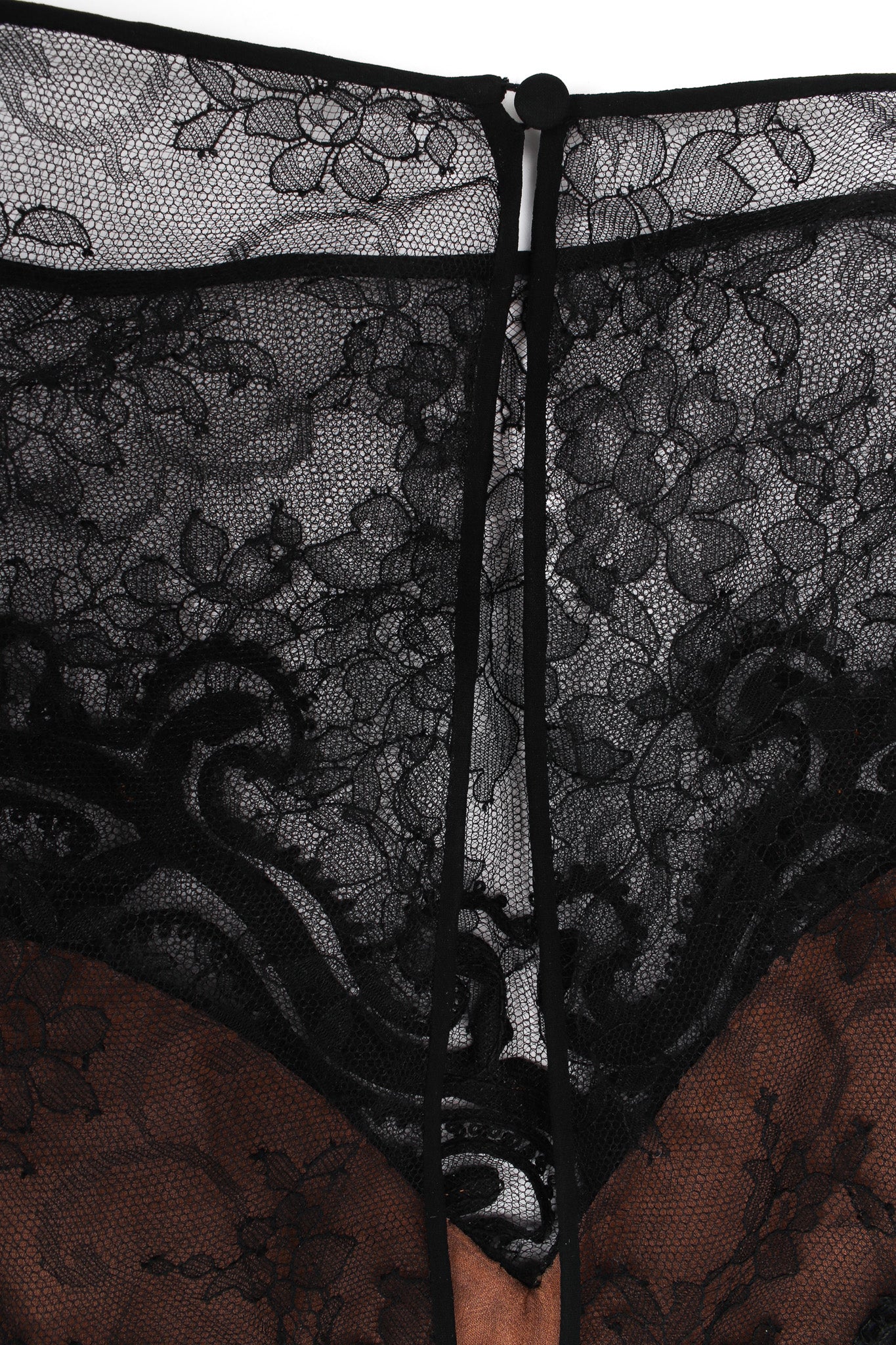Soutache Chantilly Lace Ruffle Dress - Image 6