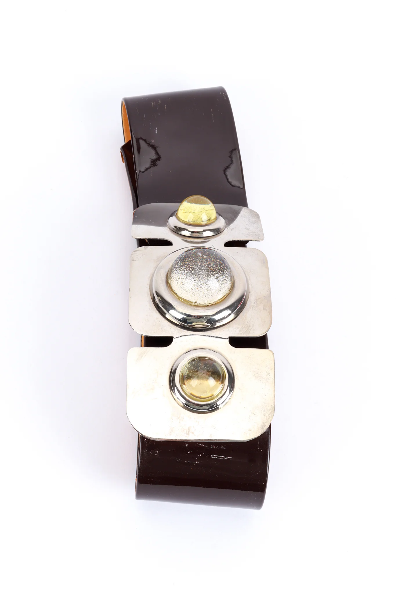 Space Age Sculptural Buckle Belt - Image 3