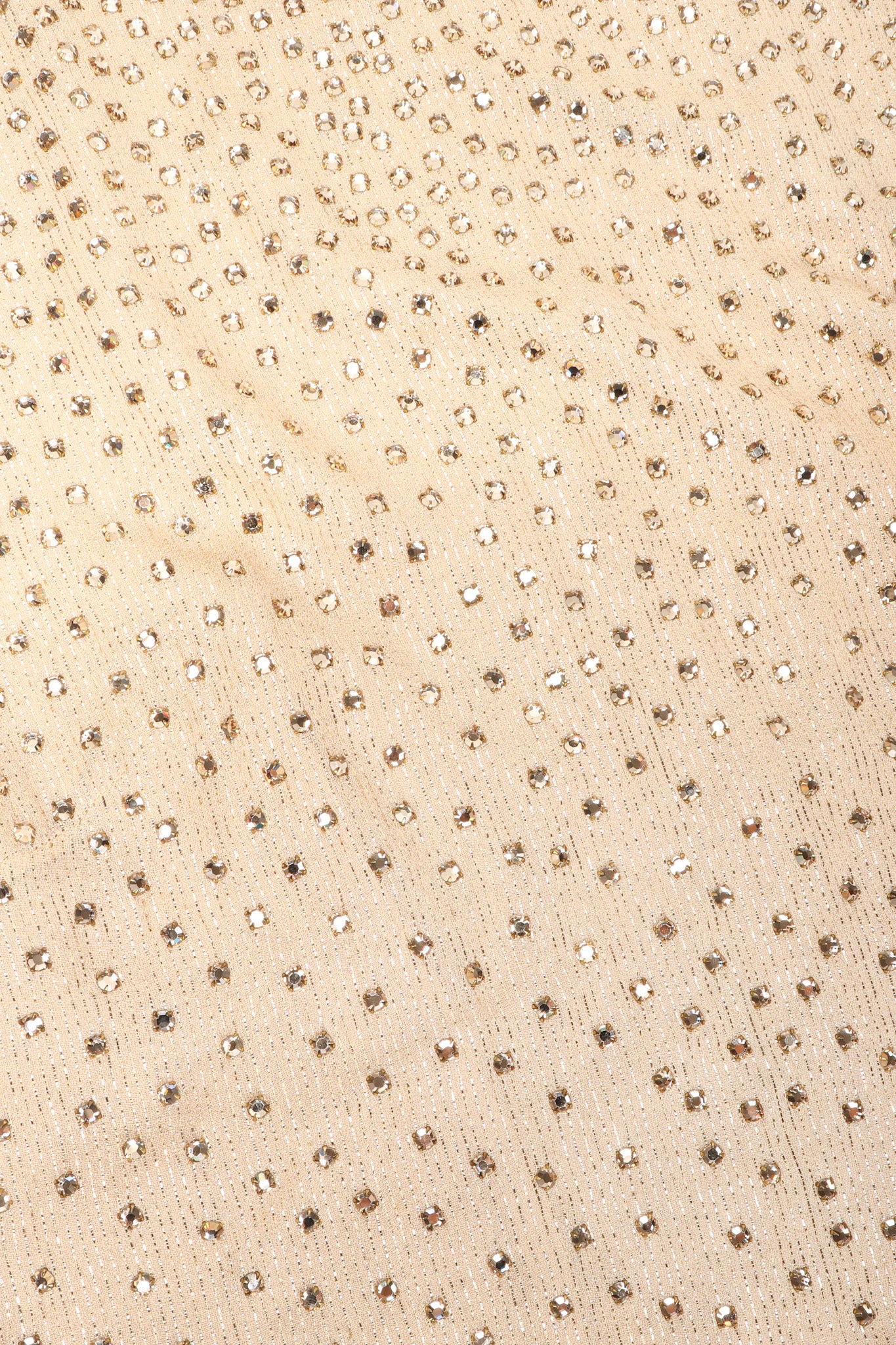 Sparkling Crystal Champagne Dress - Image 13