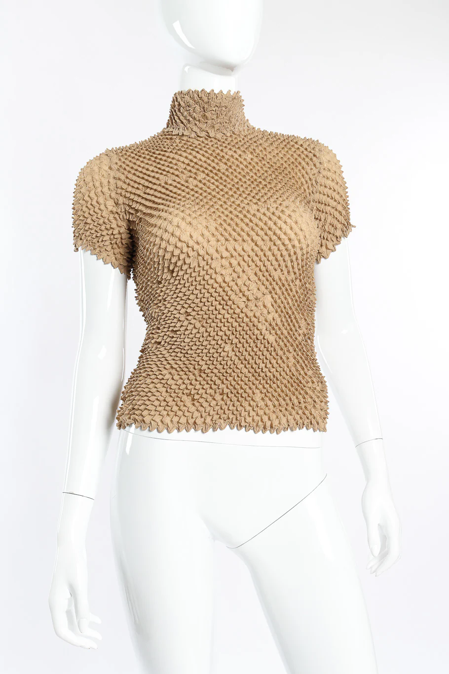 Spiked Pleat Top