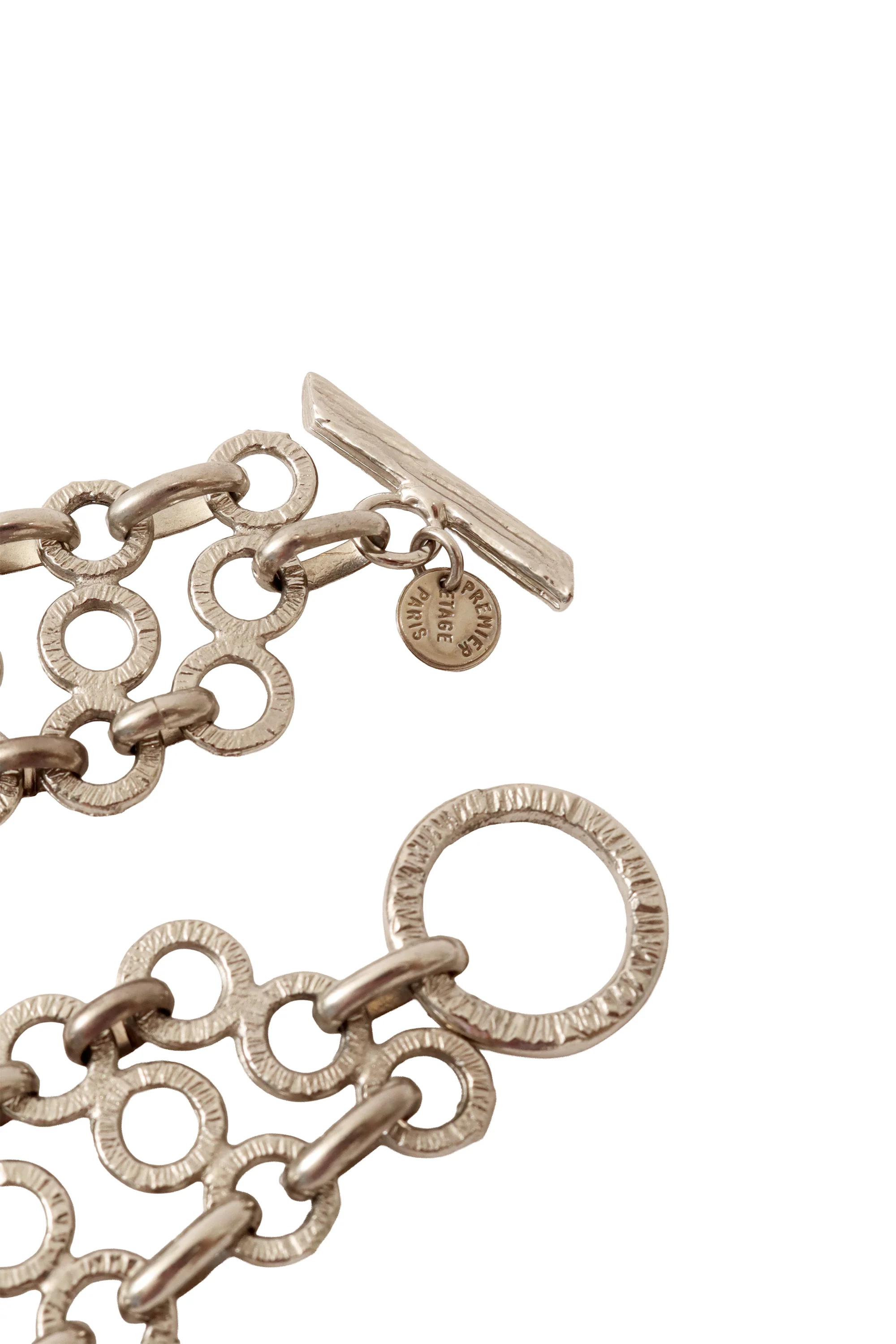 Spiral Drop Link Necklace - Image 4