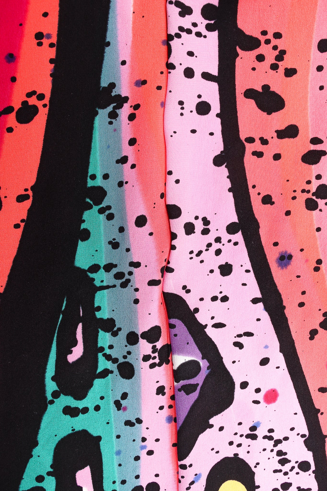 Splatter Painted Silk Jacket - Image 10