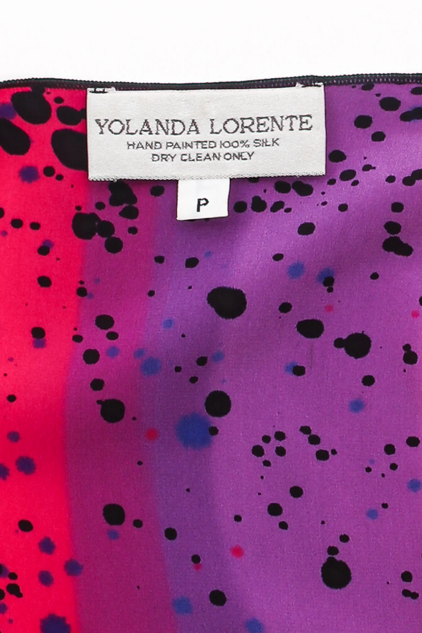 Splatter Painted Silk Jacket - Image 11