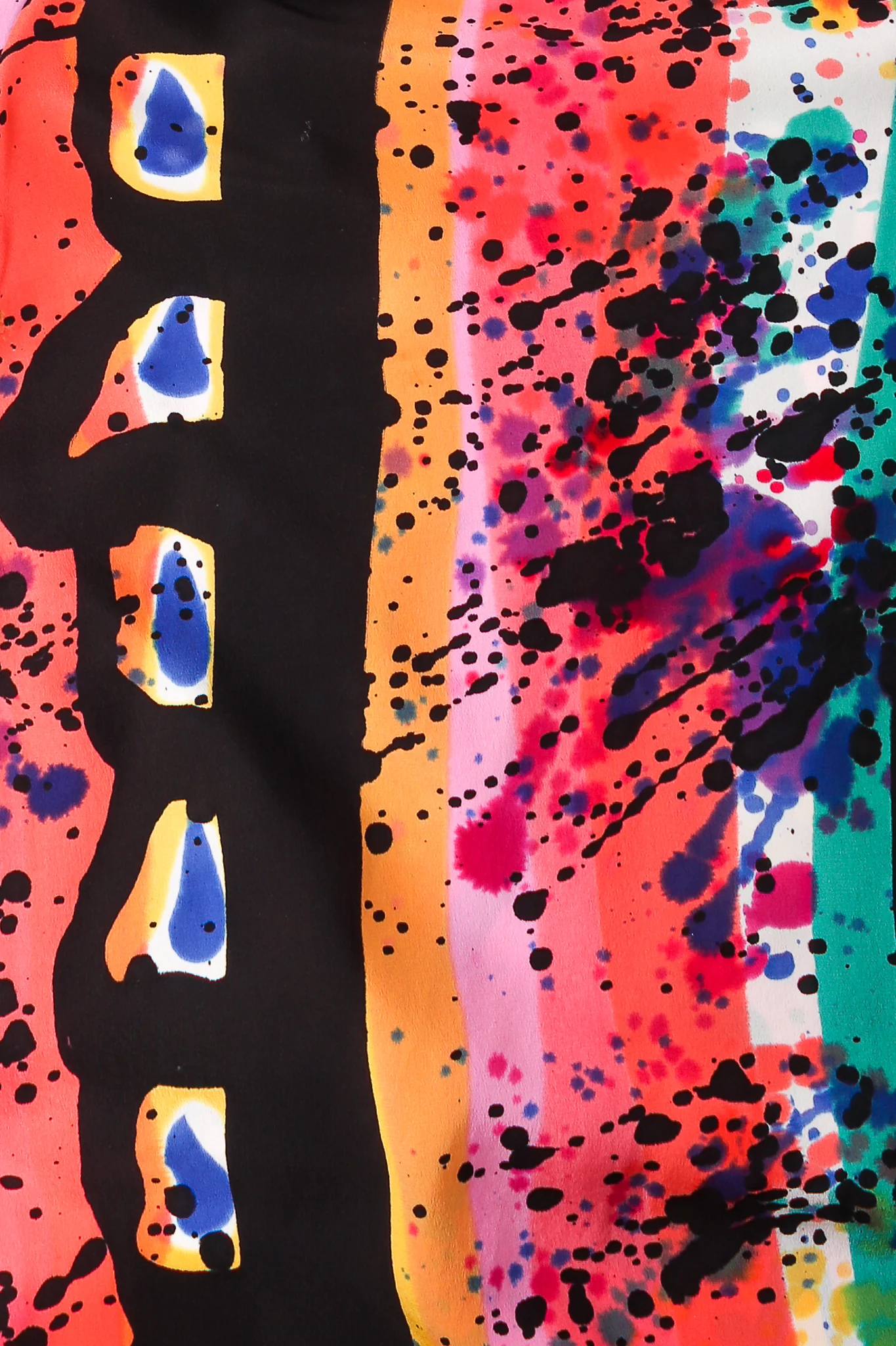 Splatter Painted Silk Jacket - Image 7