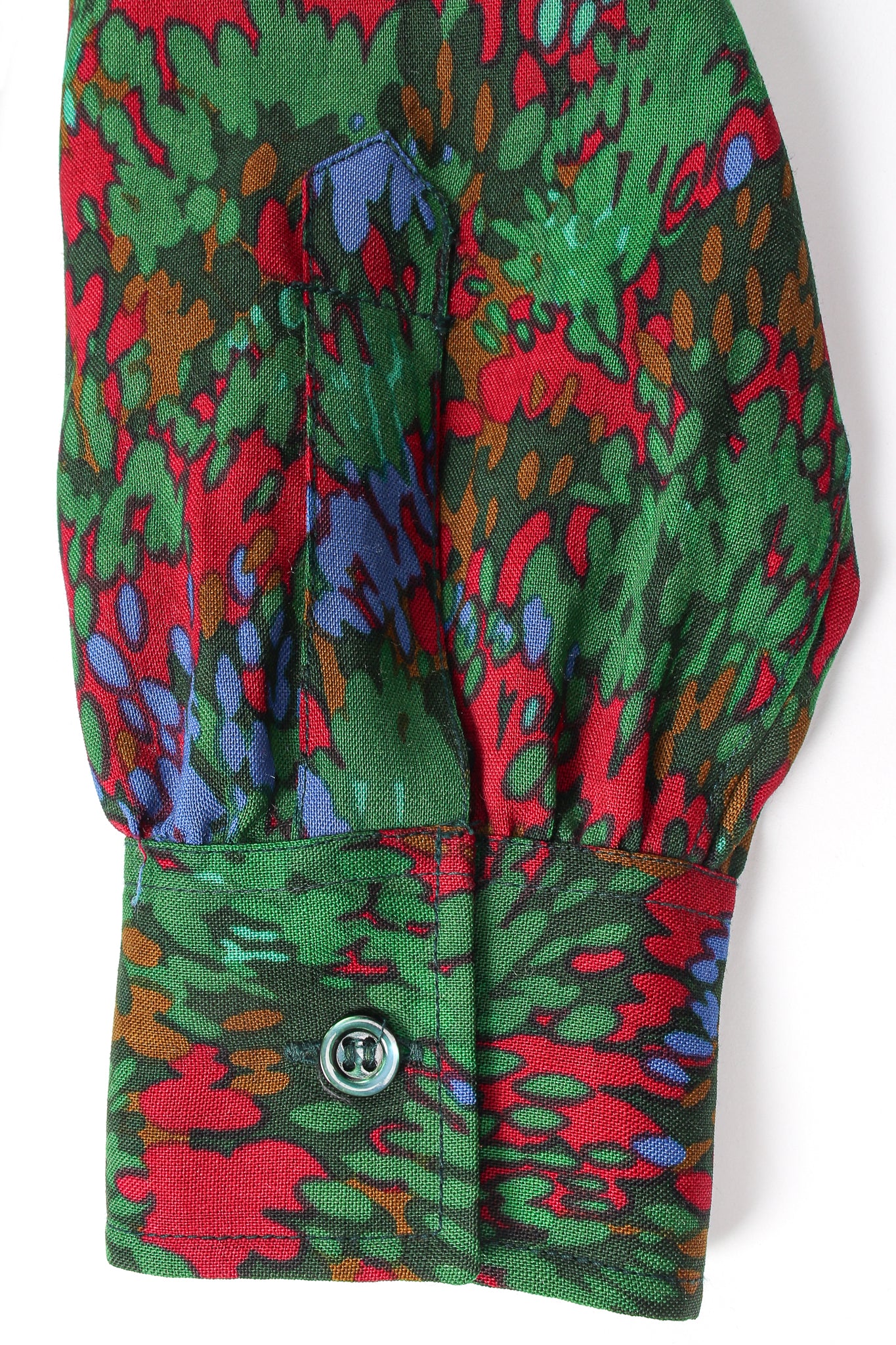 Splatter Print Popover Blouse - Image 5