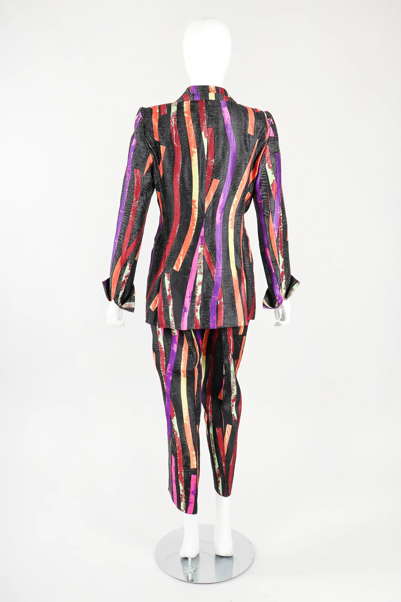 Splatter Stripe Jacket & Pant Suit - Image 4