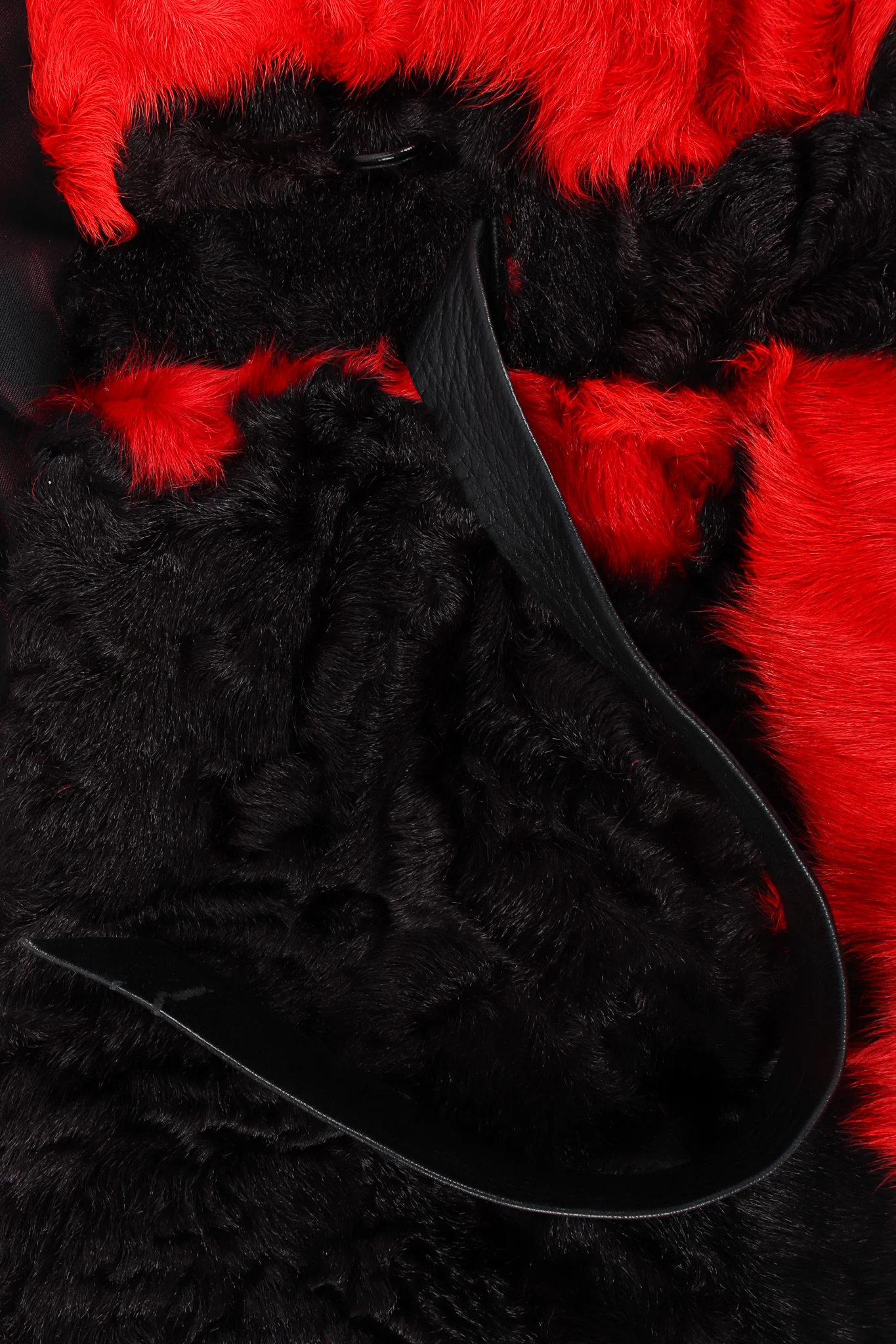 Splotch Lamb Fur Coat - Image 12