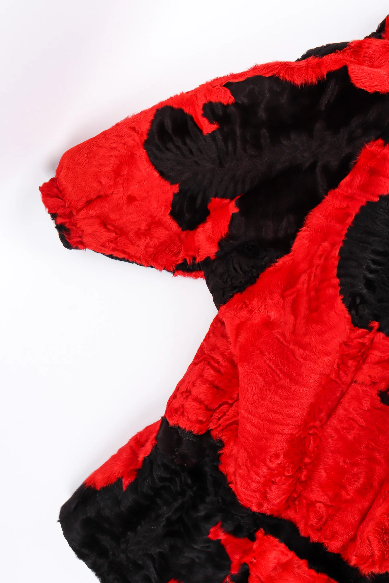 Splotch Lamb Fur Coat - Image 7