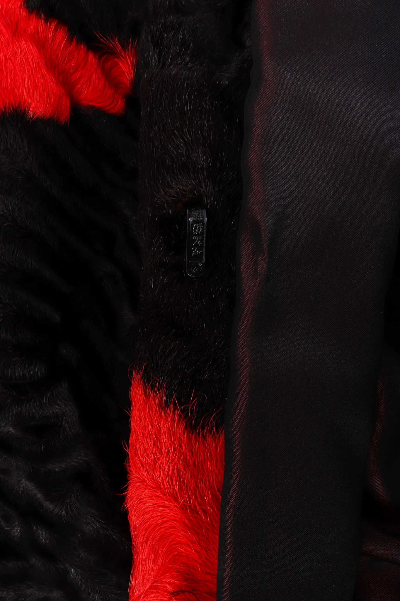 Splotch Lamb Fur Coat - Image 9