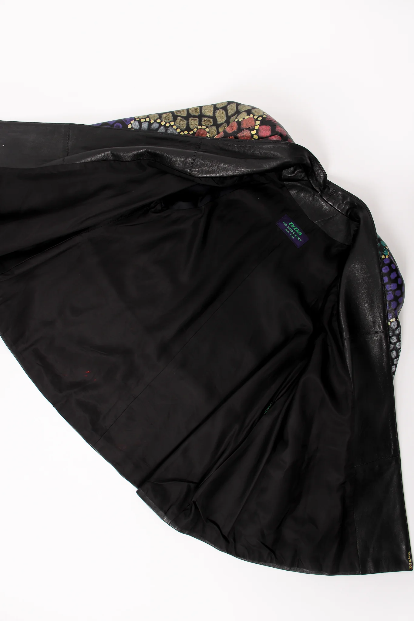 Spotted Leather Swing Jacket - Image 10