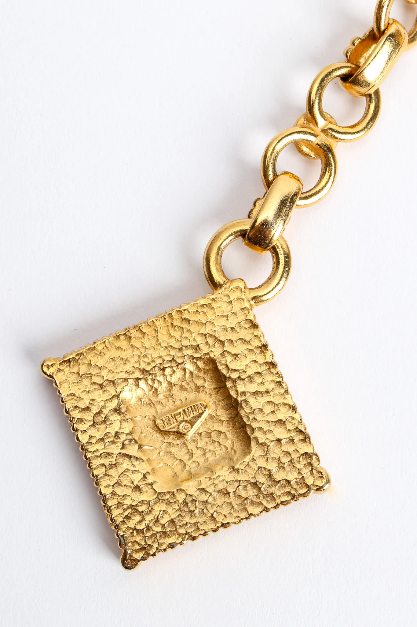 Square Emblem Chain Link Belt - Image 11