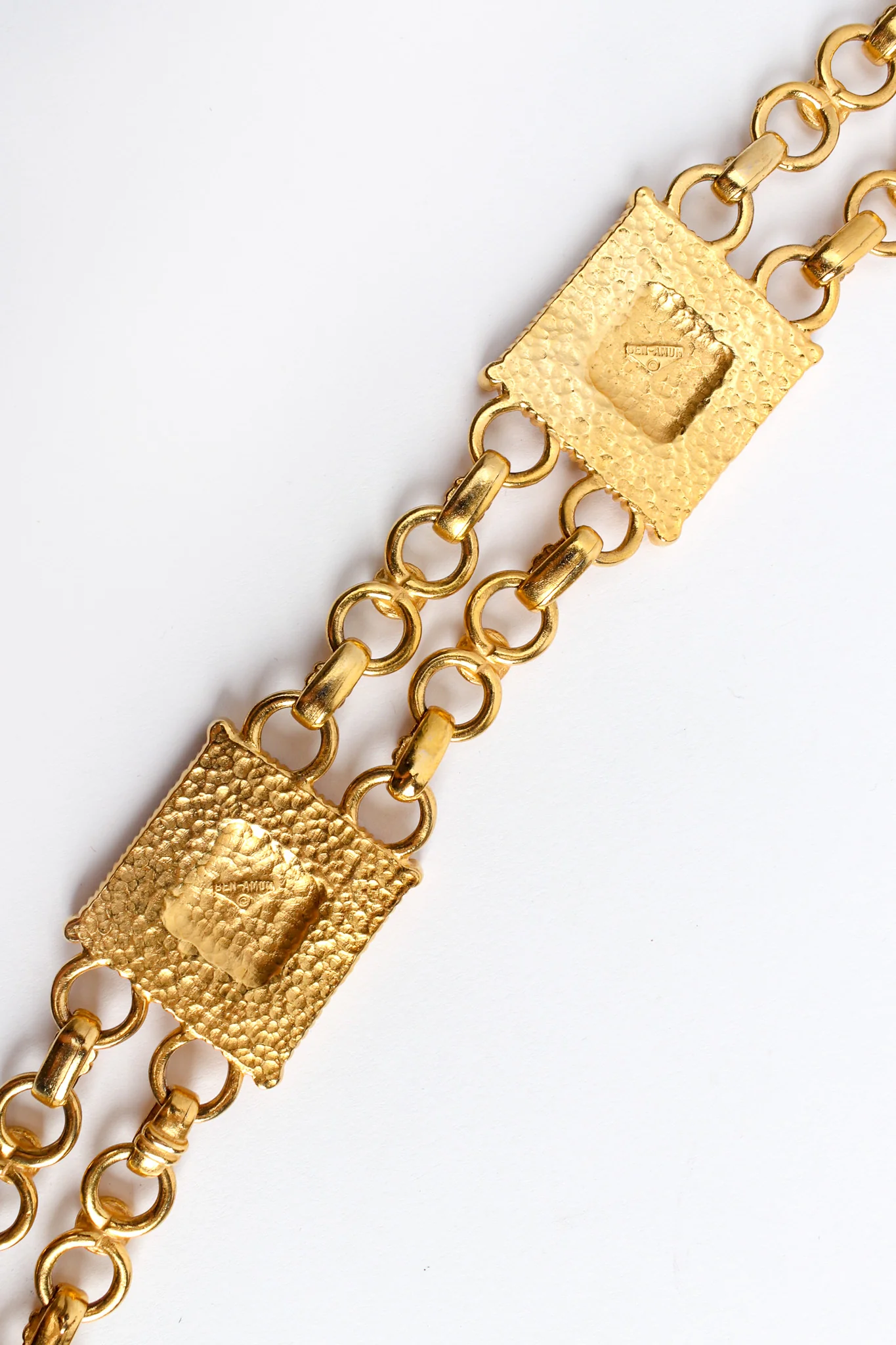 Square Emblem Chain Link Belt - Image 7