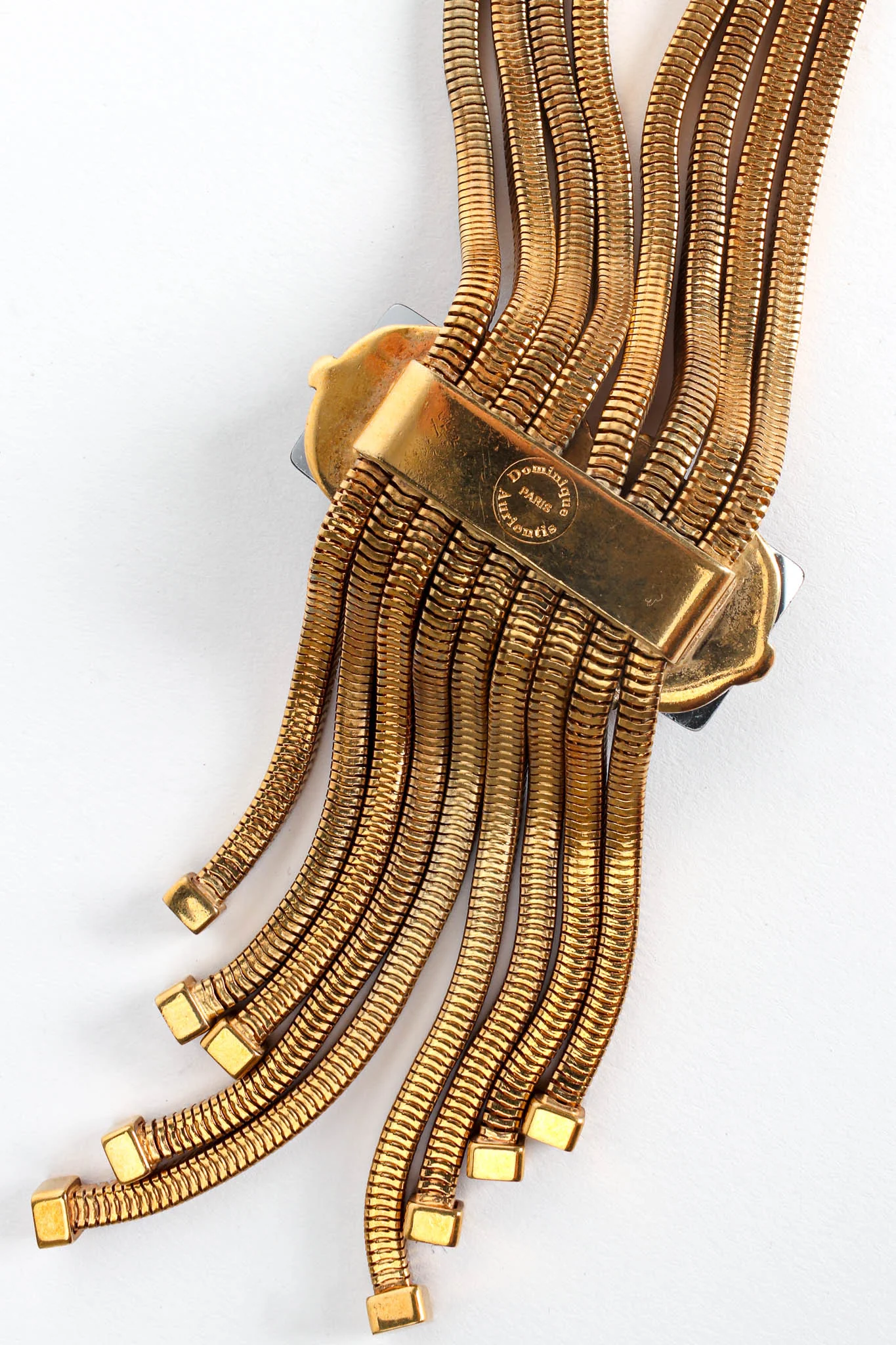 Square Snake Chain Pendant Necklace - Image 6
