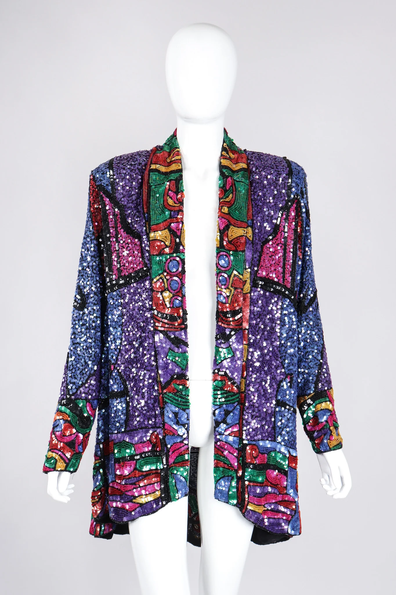 Stained Glass Sequin Jacket - Image 2
