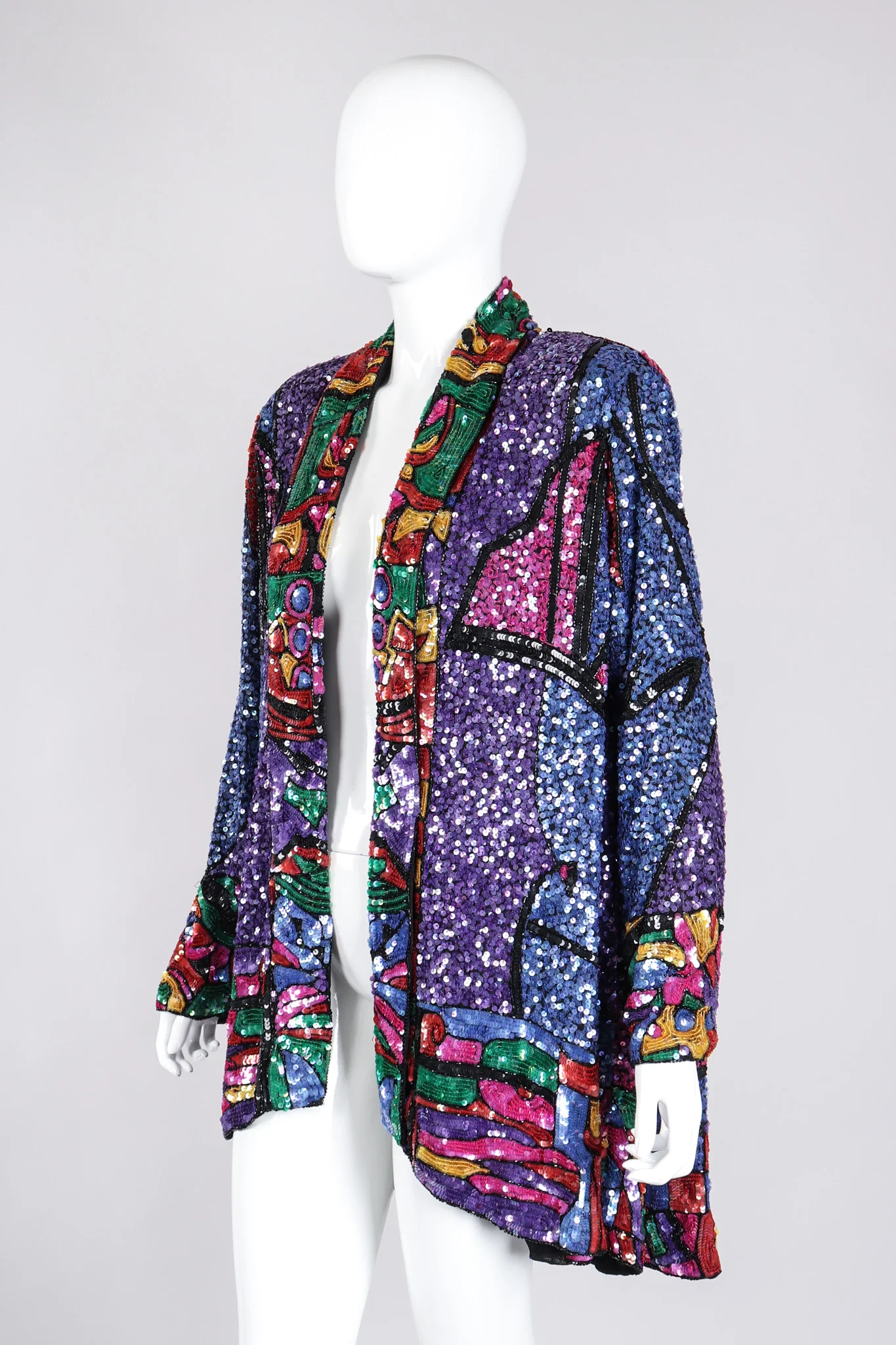 Stained Glass Sequin Jacket - Image 3