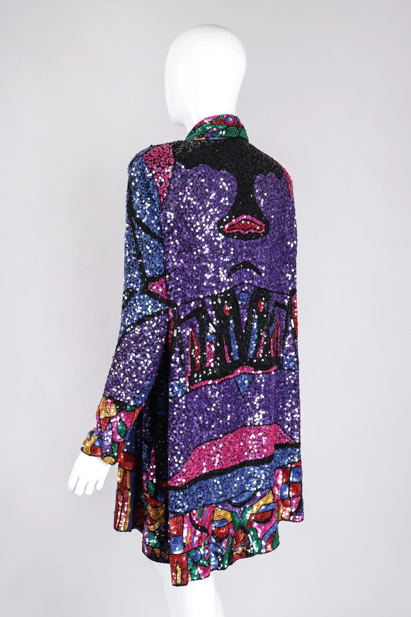 Stained Glass Sequin Jacket - Image 5