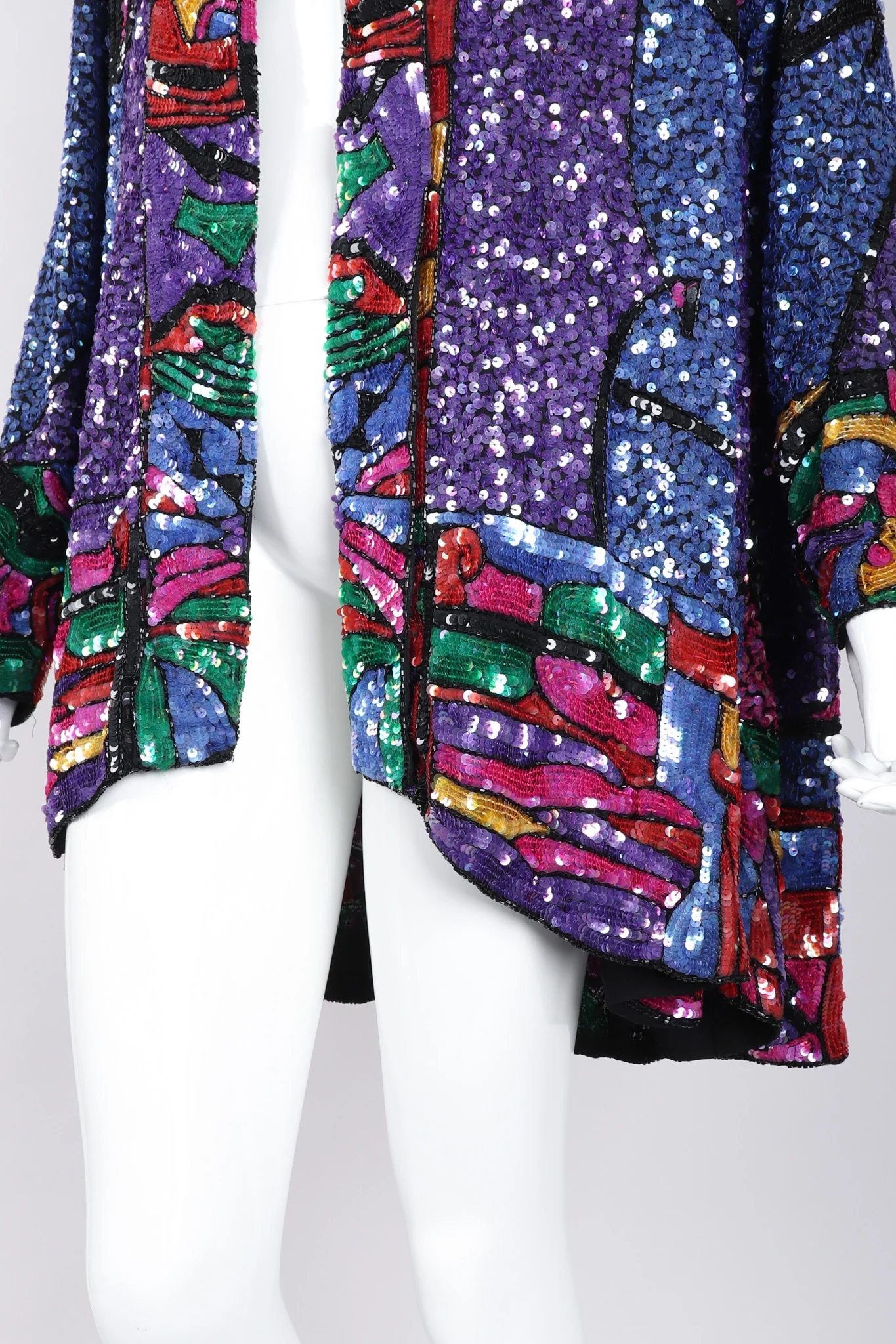 Stained Glass Sequin Jacket - Image 9