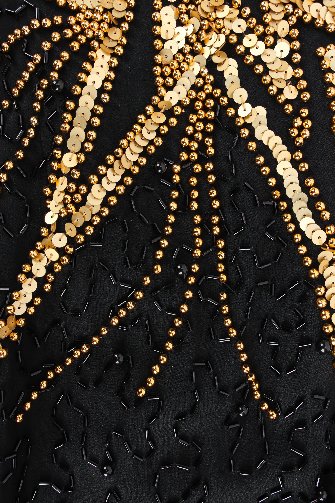 Star Beaded Fringe SIlk Dress - Image 9