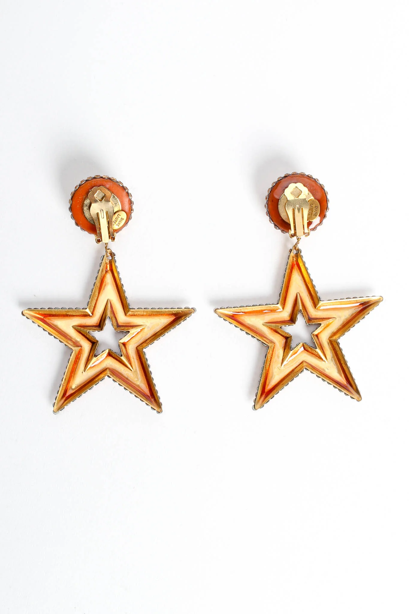 Star Rhinestone Dangle Earrings - Image 8