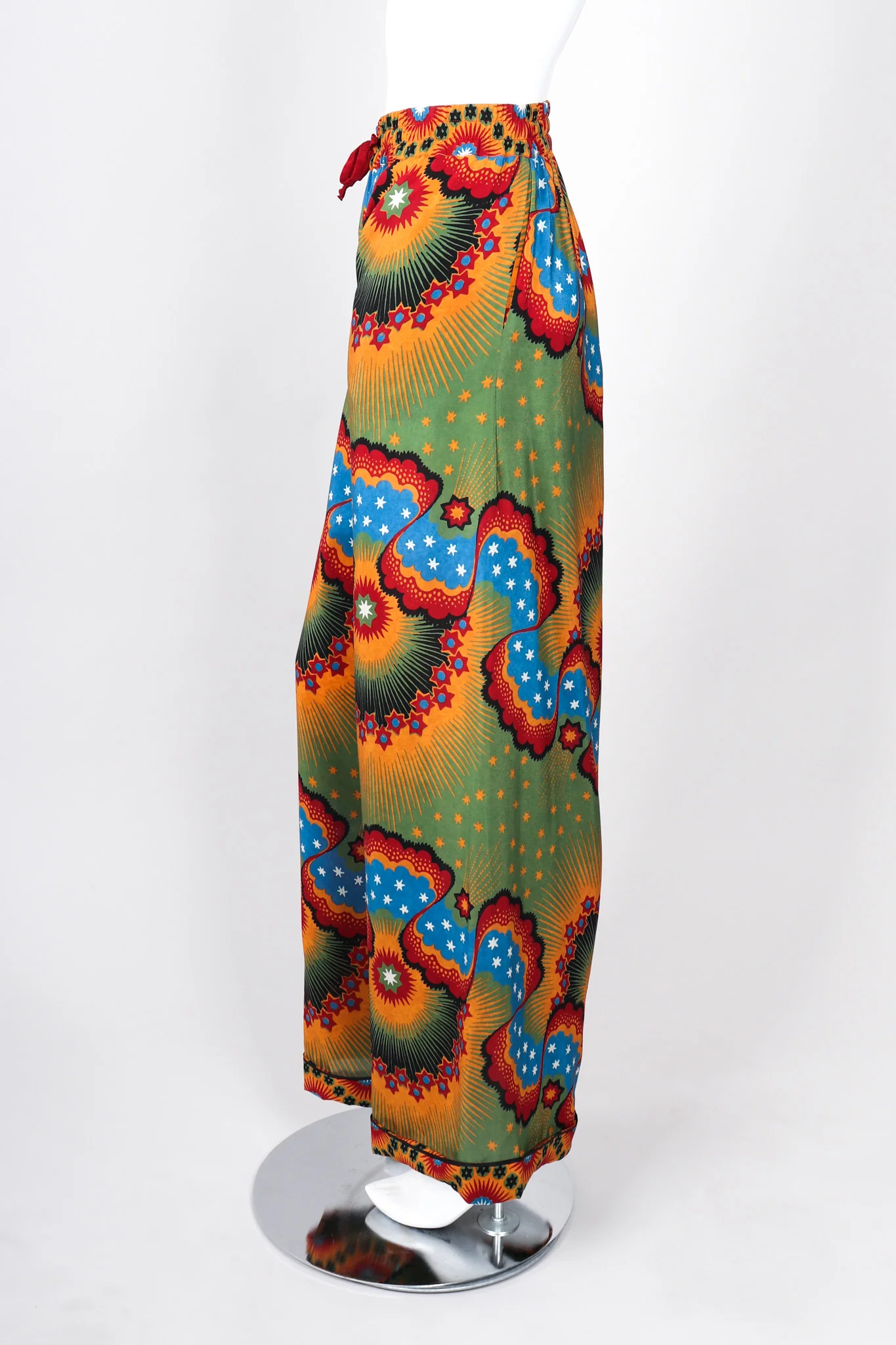 Stars and Stripes Silk Pants - Image 3