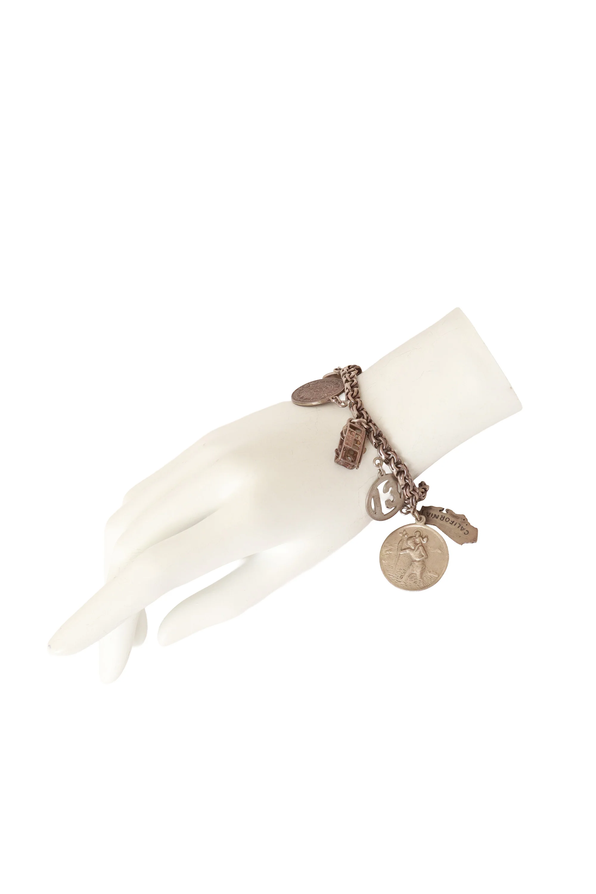 Sterling Travel Luck Charm Bracelet - Image 2
