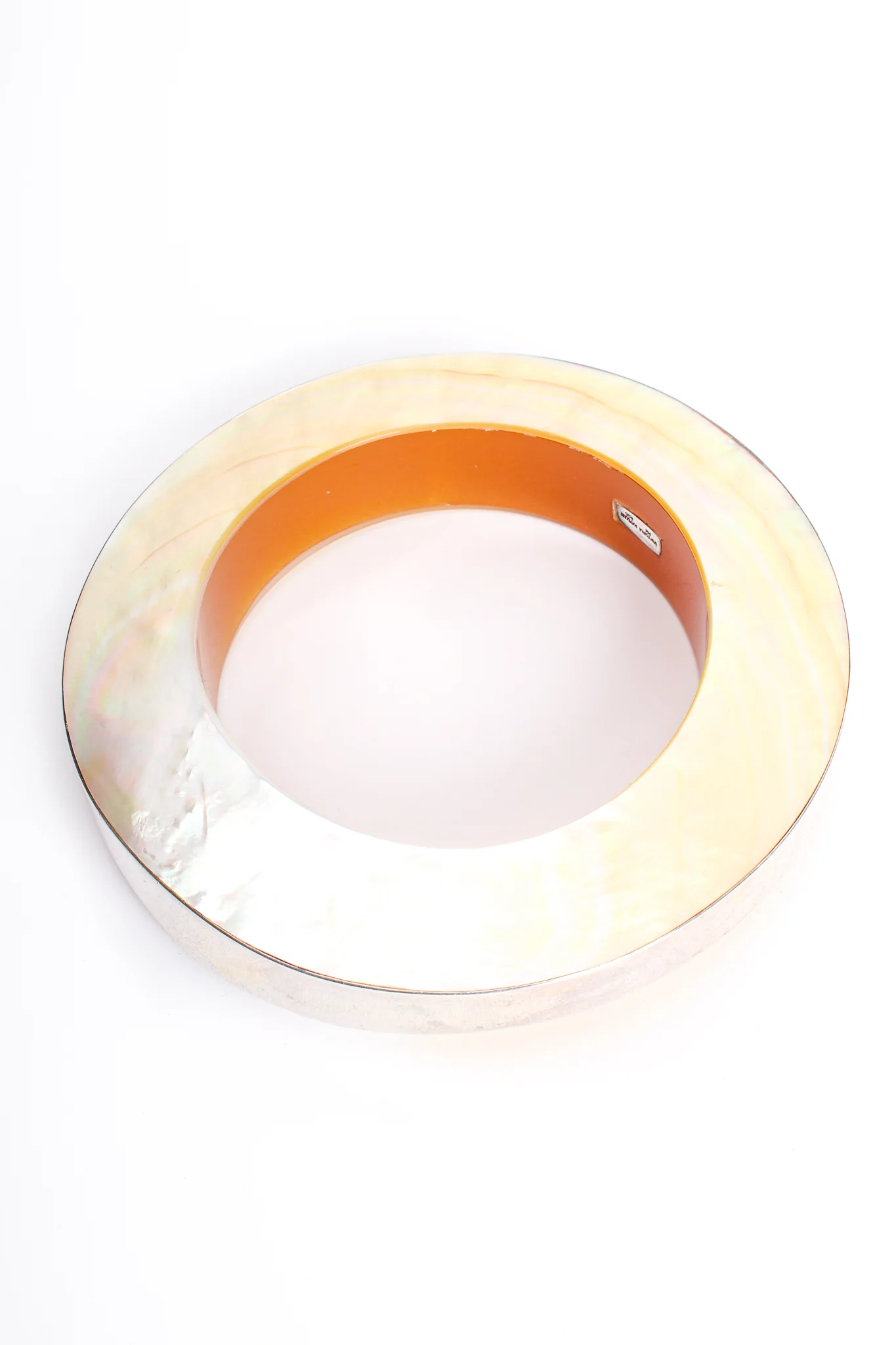 Sterling Mother of Pearl Bangle - Image 11