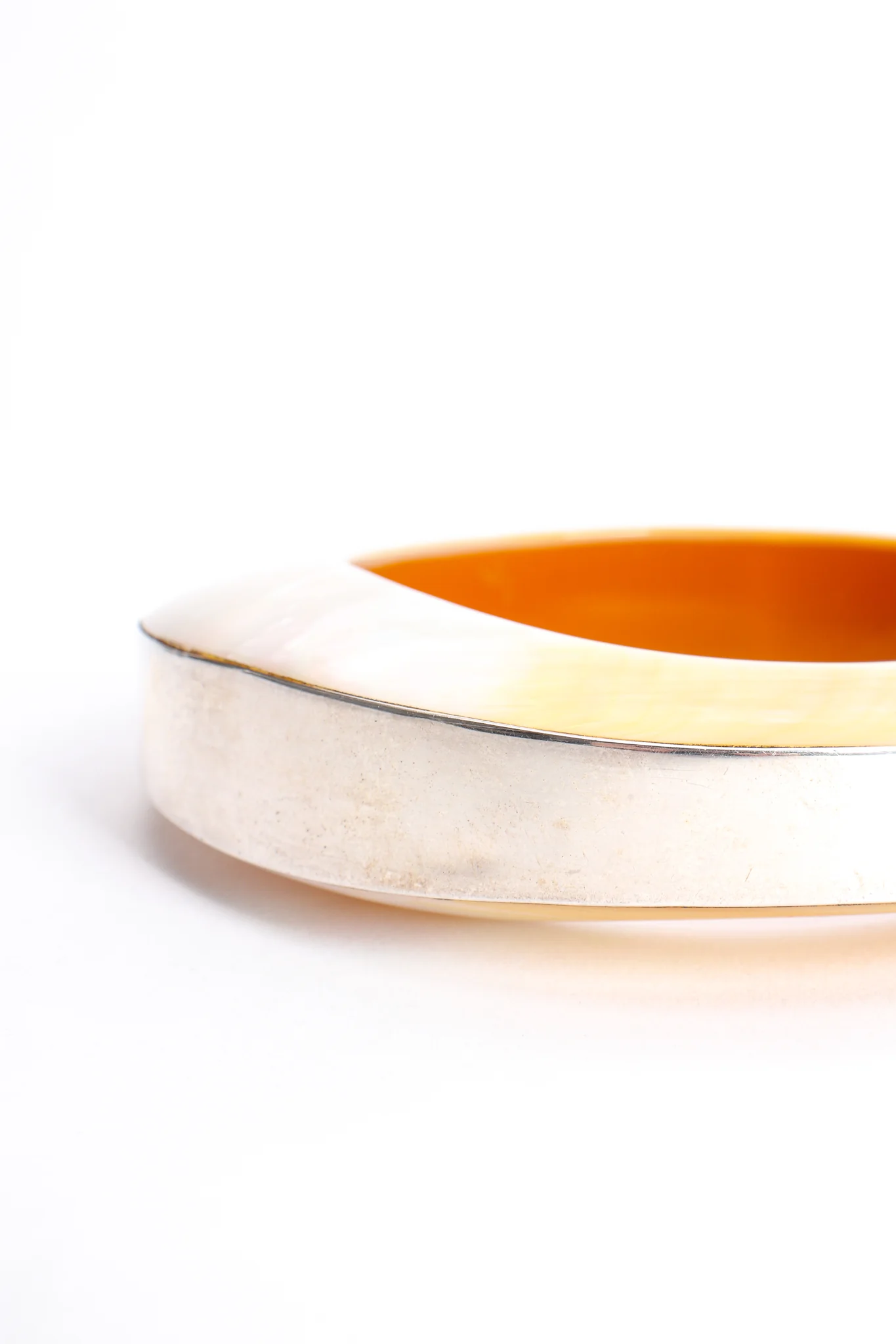 Sterling Mother of Pearl Bangle - Image 9