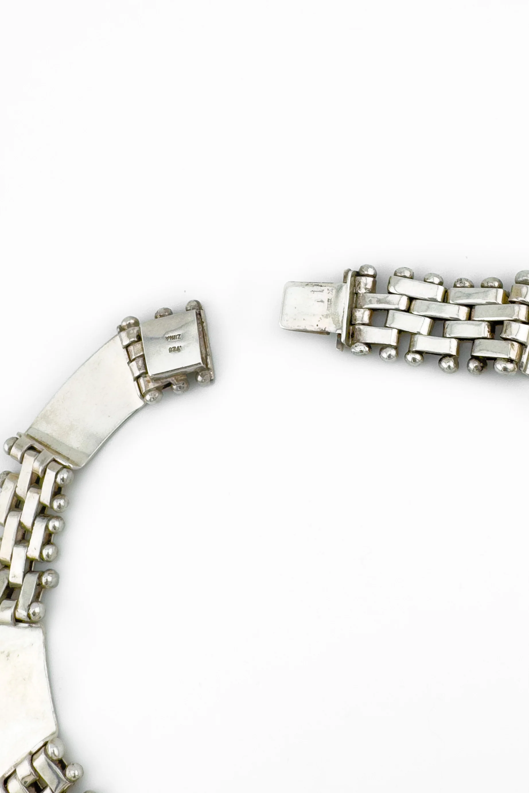 Sterling Panther Chain Collar Necklace - Image 3