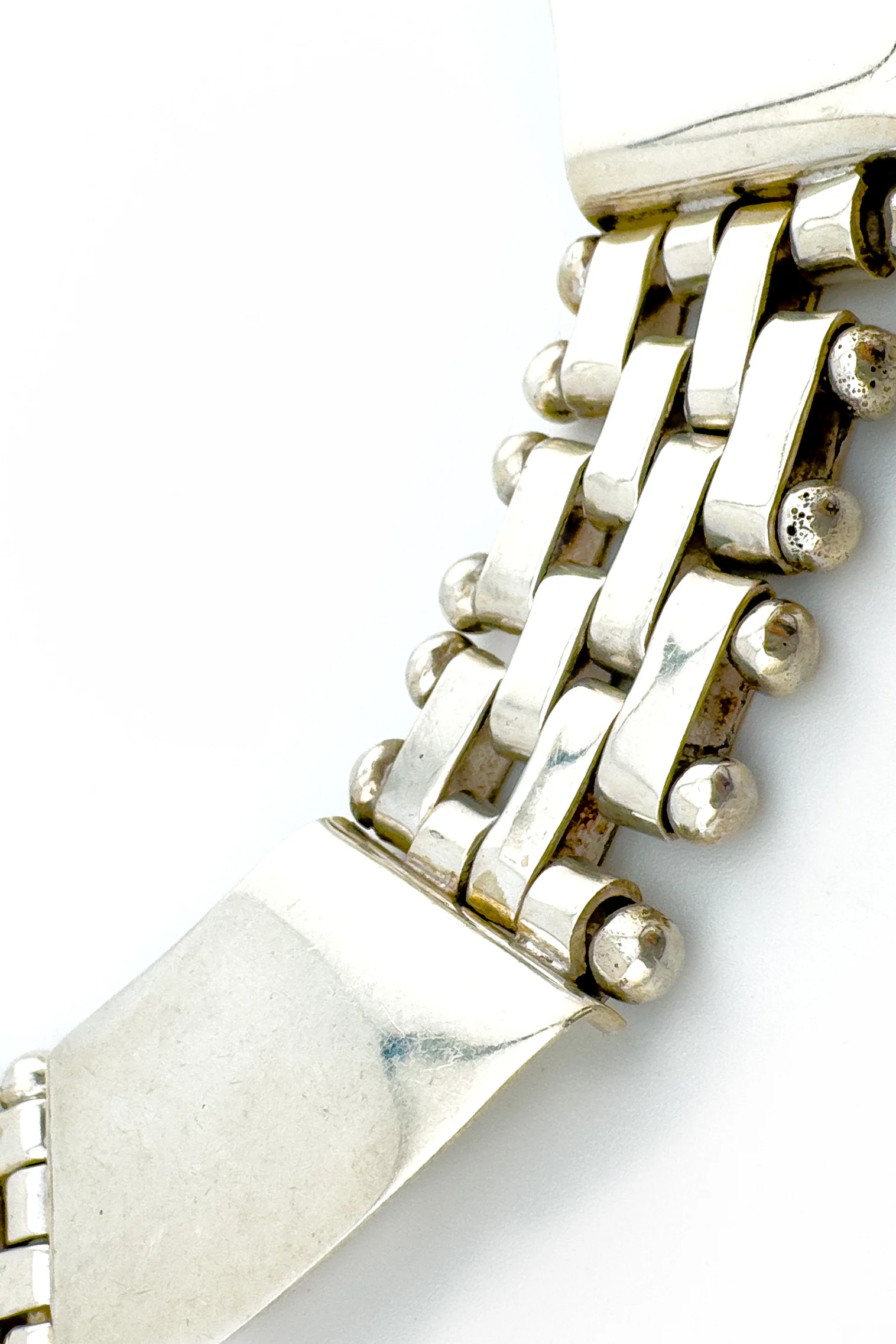 Sterling Panther Chain Collar Necklace - Image 5