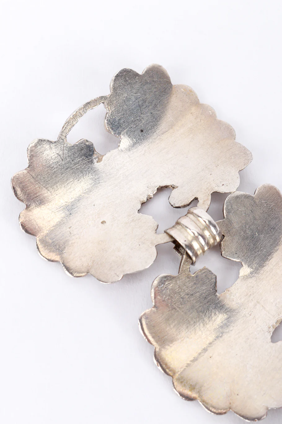 Sterling Silver Art Nouveau Fan Bracelet - Image 6
