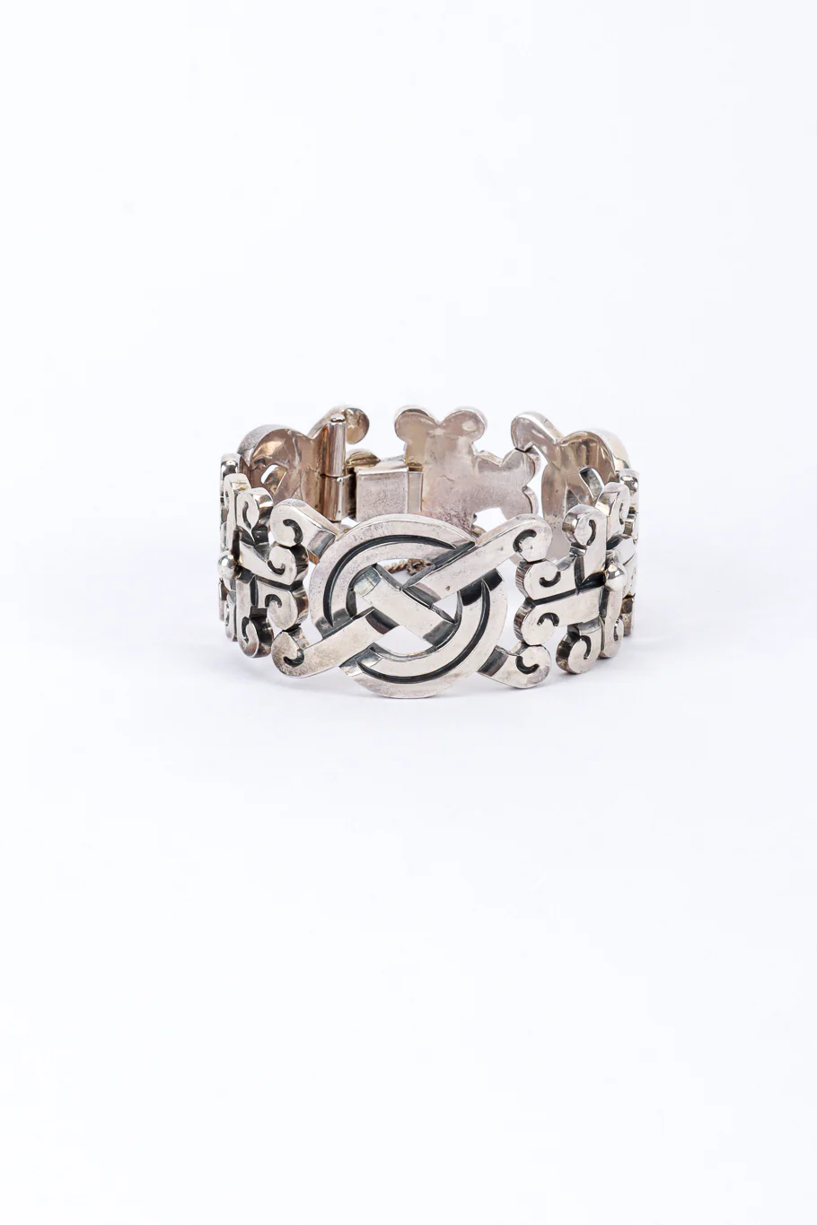 Sterling Silver Celtic Knot Link Bracelet