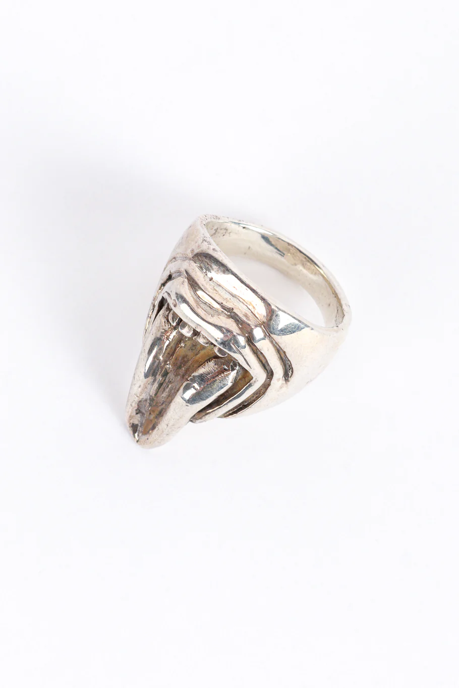 Sterling Silver Devil's Tongue Ring - Image 4