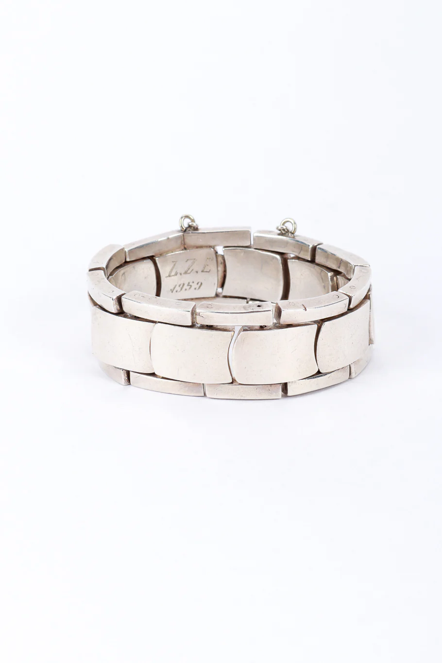 Sterling Silver Flat Link Bracelet