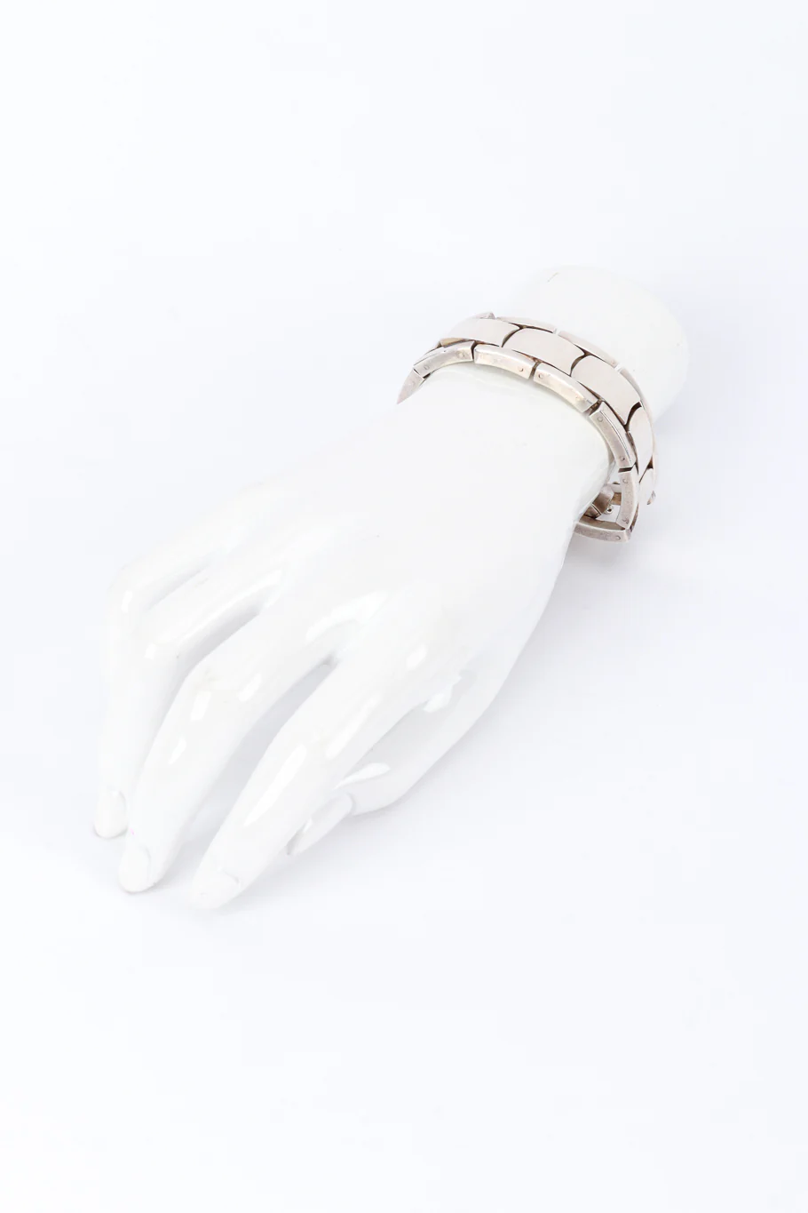 Sterling Silver Flat Link Bracelet - Image 2