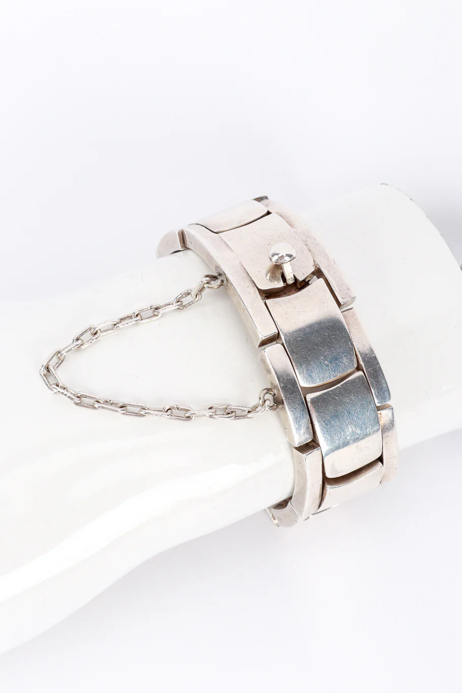 Sterling Silver Flat Link Bracelet - Image 3