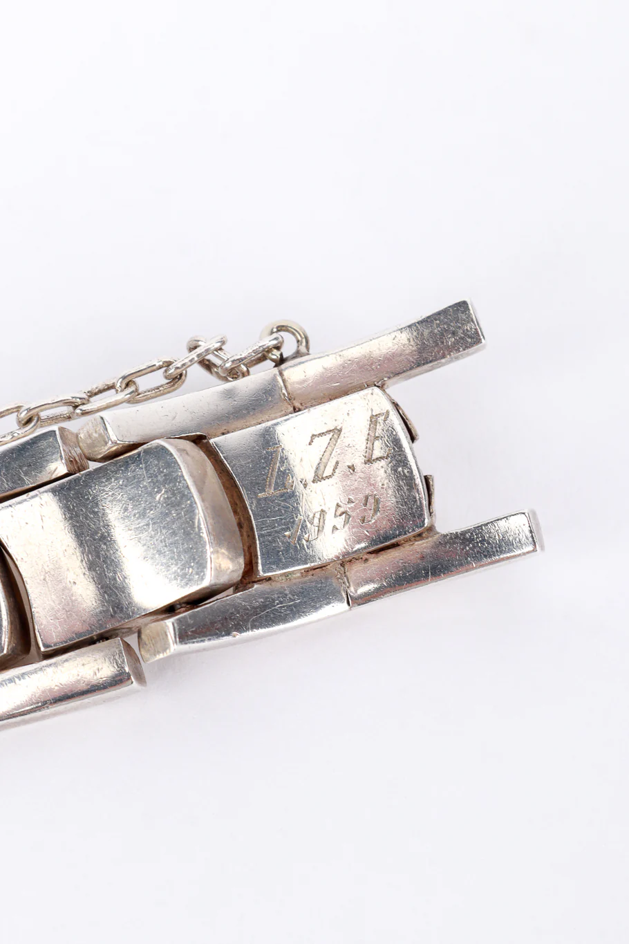 Sterling Silver Flat Link Bracelet - Image 6