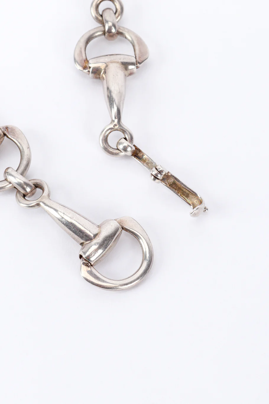 Sterling Silver Horsebit Collar Necklace - Image 6
