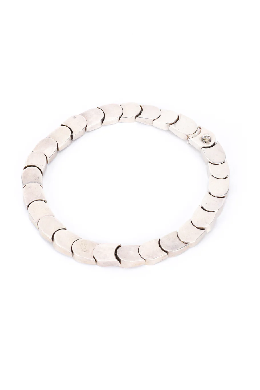 Sterling Silver Link Scale Collar