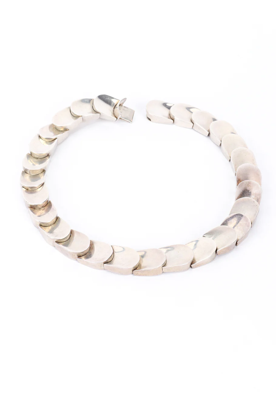Sterling Silver Link Scale Collar - Image 3
