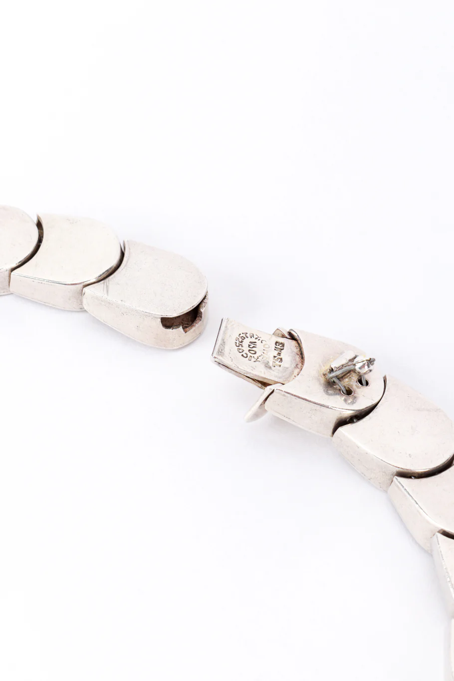 Sterling Silver Link Scale Collar - Image 4