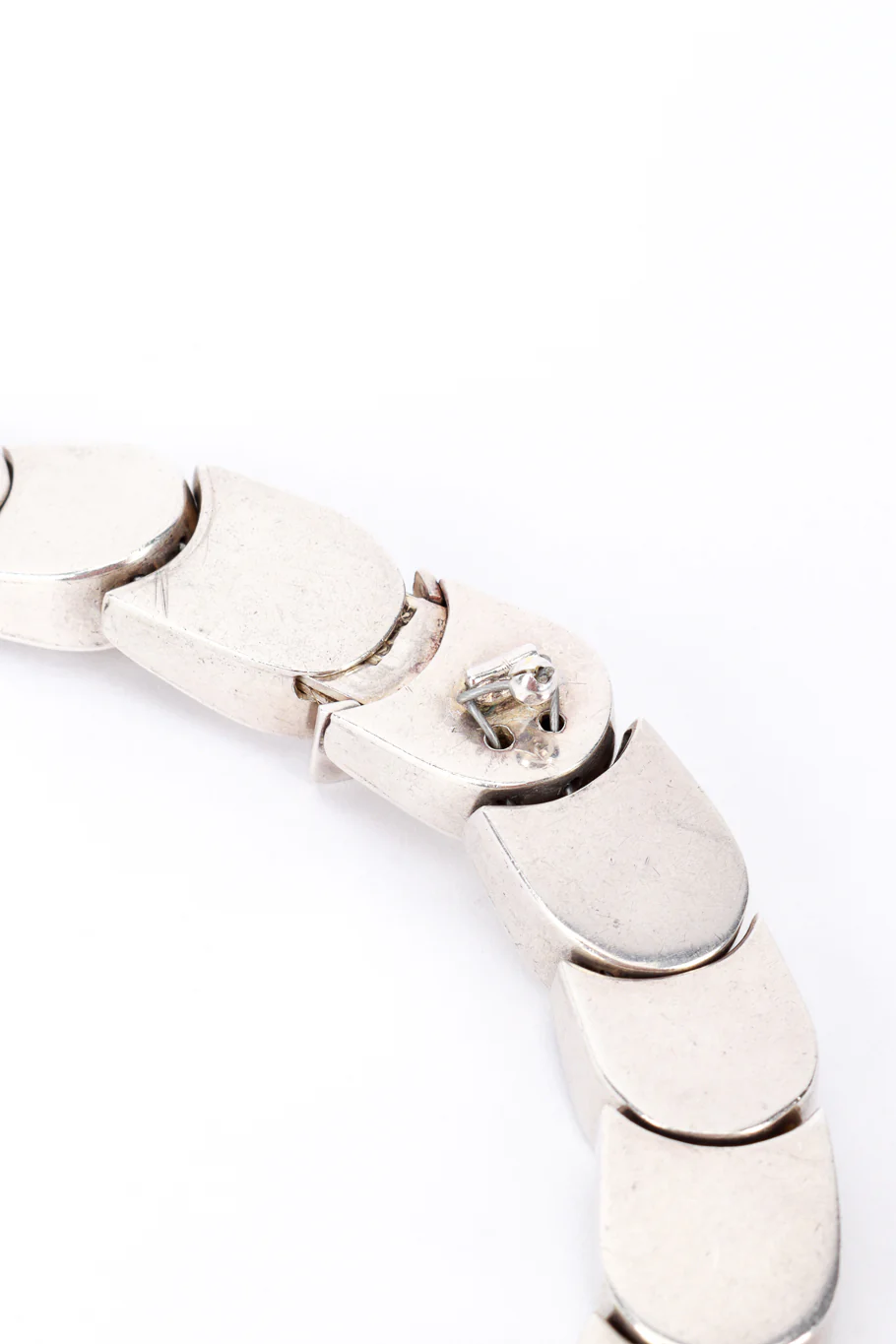 Sterling Silver Link Scale Collar - Image 5